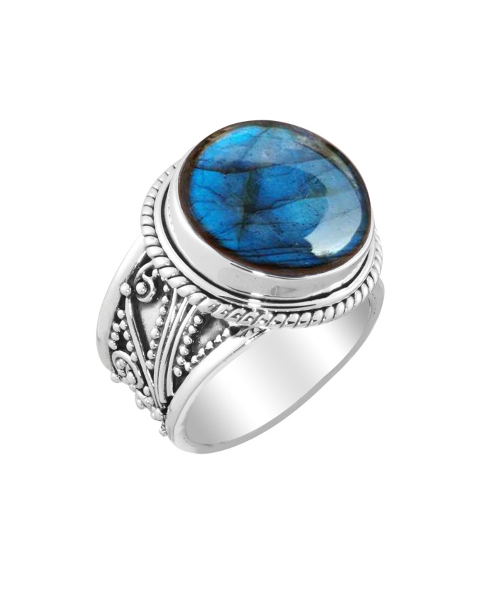 Labradorite 925 Sterling Silver Ring