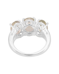 Green Amethyst 925 Sterling Silver Ring