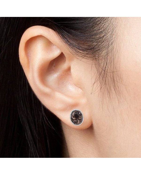 925 sterling Silver Studs Turritella Studs Light Weight Studs