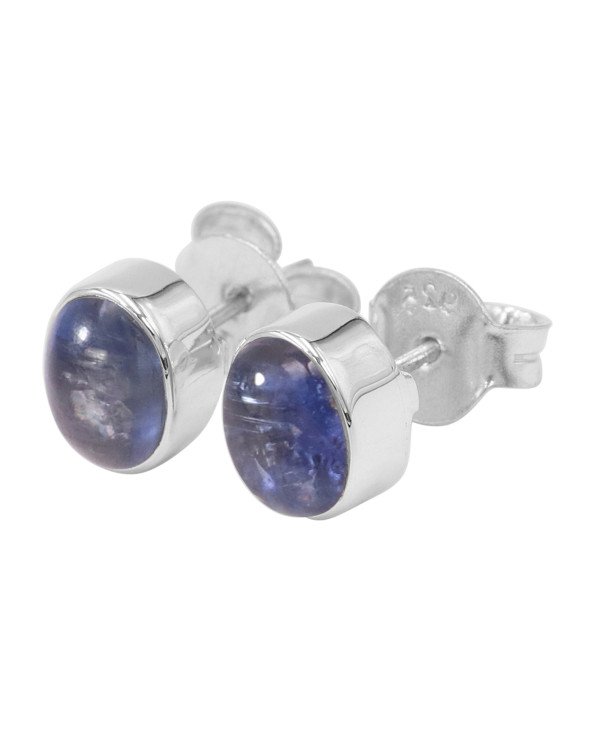 925 sterling Silver Studs Kyanite Studs Light Weight Studs