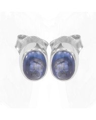 925 sterling Silver Studs Kyanite Studs Light Weight Studs