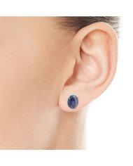 925 sterling Silver Studs Kyanite Studs Light Weight Studs