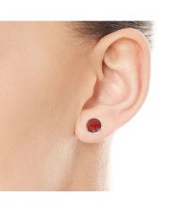 Coral Studs 925 sterling Silver Studs Light Weight Studs