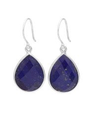 lapis lazuli earring 925 sterling silver earrings handmade earring