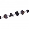 Tektite Amonite and Shark Tooth Fossil Mens Bracelets Silver Bracelet