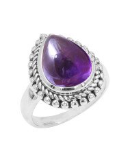 Amethyst 925 Sterling Silver Ring Statement Ring for Her