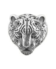 Tiger Skull Ring 925 Sterling Silver Tiger Skull Ring
