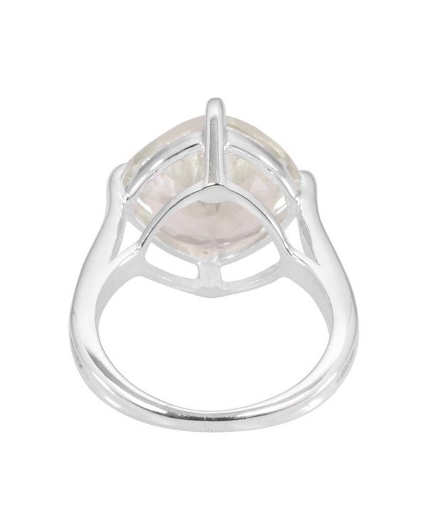 Sterling Silver Green Amethyst Ring for Him