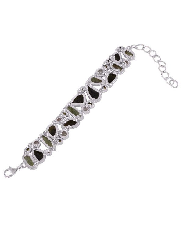 Popular Womens Bracelets Tourmaline Idocrase and Kyanite Silver