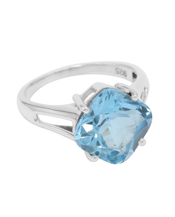 Sky Blue Topaz Sterling Silver Ring -jewelsartisan