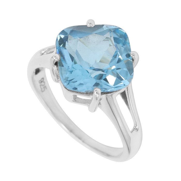 Sky Blue Topaz Sterling Silver Ring -jewelsartisan