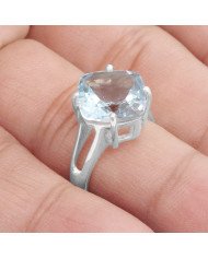 Sky Blue Topaz Sterling Silver Ring -jewelsartisan