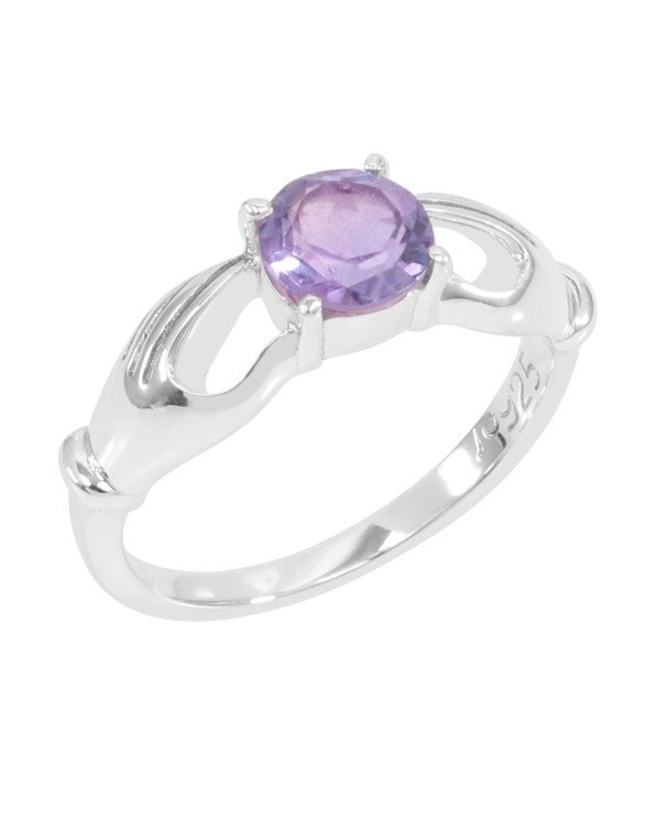 Sterling Silver Purple Amethyst Ring -jewelsartisan