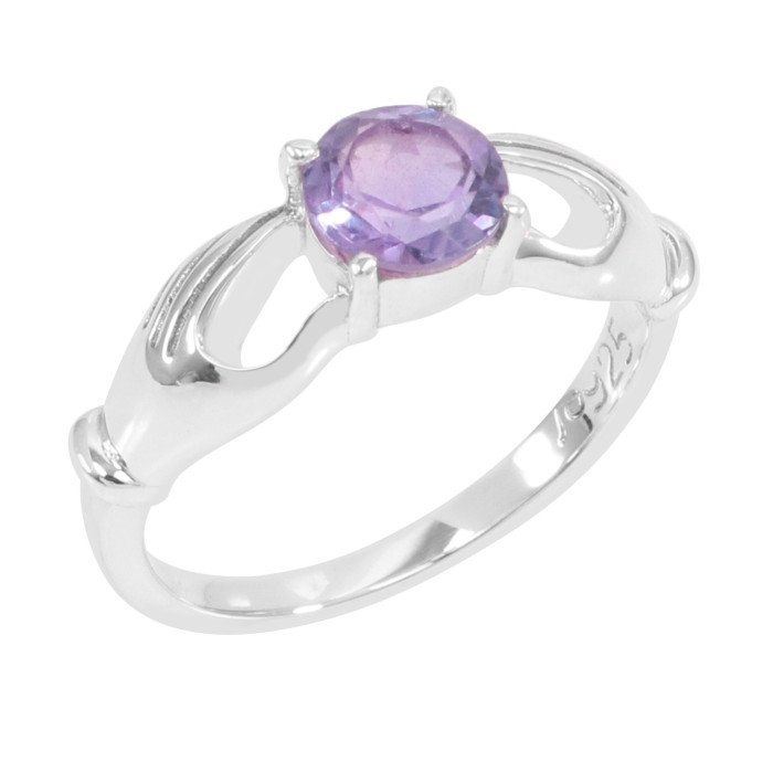 Sterling Silver Purple Amethyst Ring -jewelsartisan