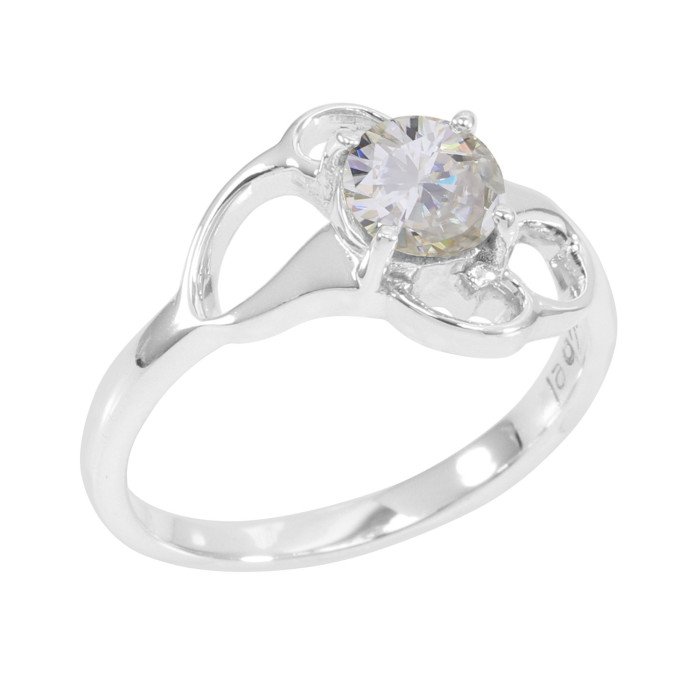 Clear Quartz Ring 925 Sterling Silver Ring Crystal Gemstone Ring