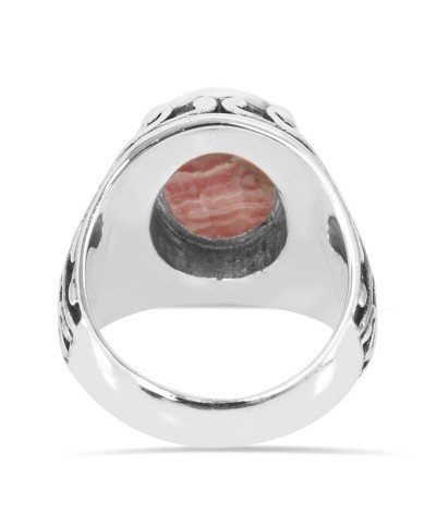 Rhodocrosite Ring 925 Sterling Silver Ring Rhodocrosite Gemstone Ring