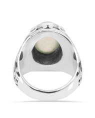 Prehnite Ring 925 Sterling Silver Ring Prehnite Gemstone Ring