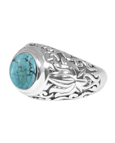 Turquoise Ring 925 Sterling Silver Turquoise Ring