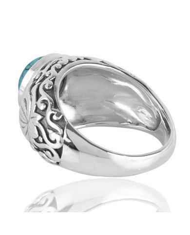 Turquoise Ring 925 Sterling Silver Turquoise Ring