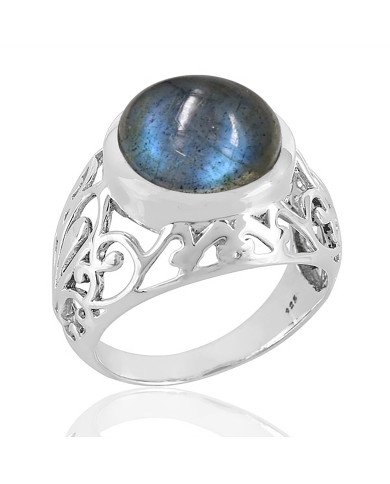 925 sterling silver ring Rainbow Moonstone ring engagement ring