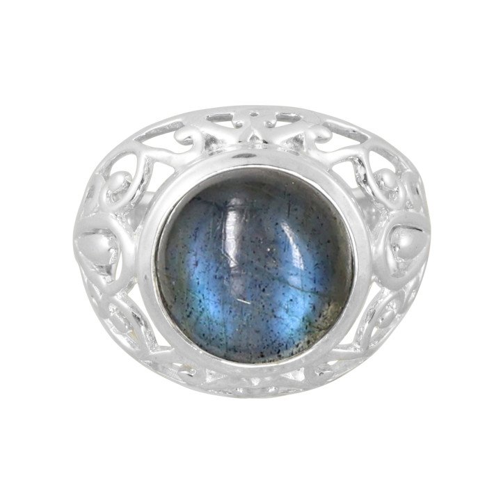 925 sterling silver ring Rainbow Moonstone ring engagement ring