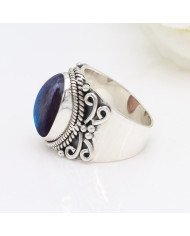 Sterling Silver Gemstone Labradorite Ring