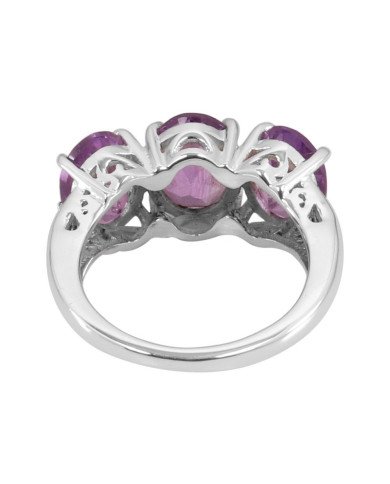 Zambian Amethyst Ring Anniversary Ring 925 sterling silver ring