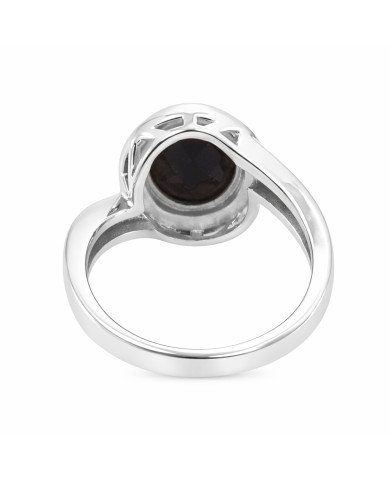 Sterling Silver Handcrafted Black Onyx Gemstone Ring