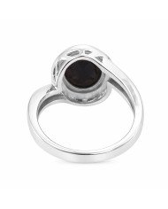 Sterling Silver Handcrafted Black Onyx Gemstone Ring