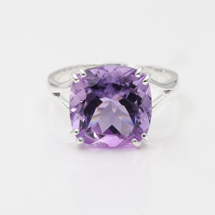 Amethyst Gemstone Sterling Silver Ring