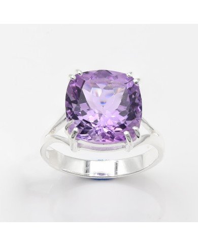 Amethyst Gemstone Sterling Silver Ring