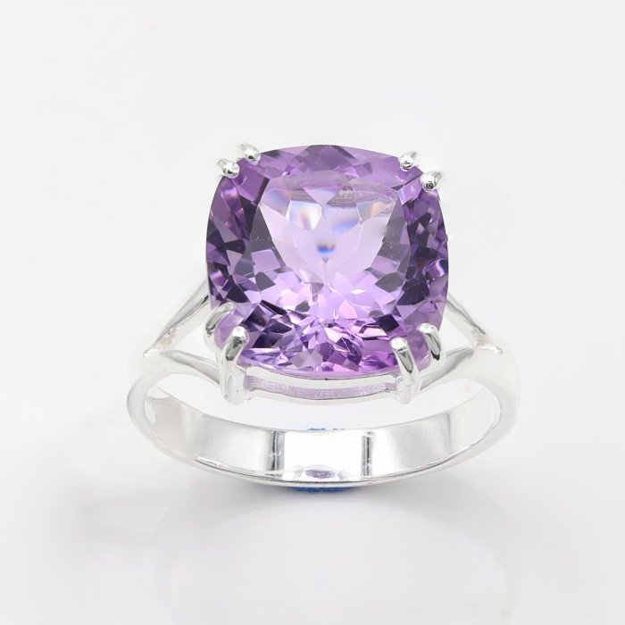 Amethyst Gemstone Sterling Silver Ring