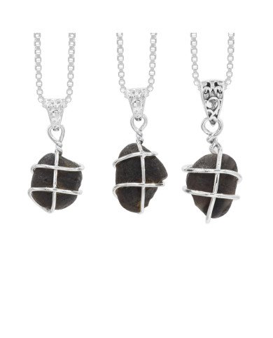 Natural Saffordite Pendant | 925 Sterling Silver Handmade Raw Gemstone