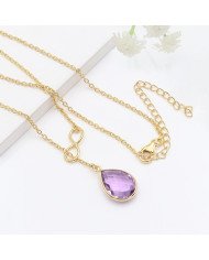 Handmade Amethyst Necklace | 925 Silver Gold Plated | Best Gift for Her