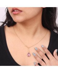 Handmade Amethyst Necklace | 925 Silver Gold Plated | Best Gift for Her