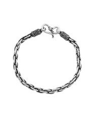 925 Sterling Silver Braided Chain Bracelet | Handmade Unisex Jewelry