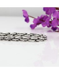 925 Sterling Silver Braided Chain Bracelet | Handmade Unisex Jewelry