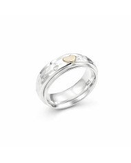 Textured Ring 925 Sterling Silver Ring Spinner Ring Silver Thumb Ring