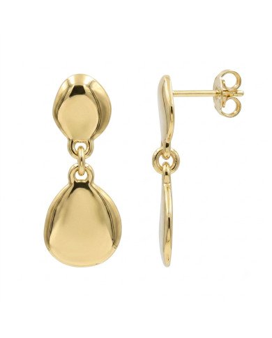 18K Gold Plated Brass Dangle Earrings for Women