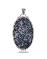 Dendritic Pyrite and Sterling Silver Pendant Fine Jewelry Pendants