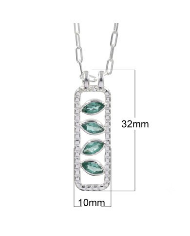 Emerald Earrings 925 Sterling Silver - Handmade Marquise Cut Jewelry