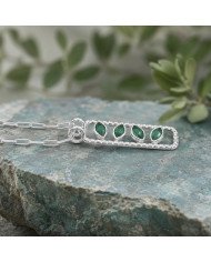 Emerald Earrings 925 Sterling Silver - Handmade Marquise Cut Jewelry