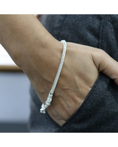 Dragon Head Chain Bracelet | 925 Sterling Silver Handmade Jewelry