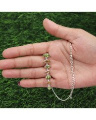 Peridot & Citrine Pendant | 925 Sterling Silver Handmade Jewelry