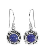 lapis lazuli earring 925 sterling silver earrings handmade earring