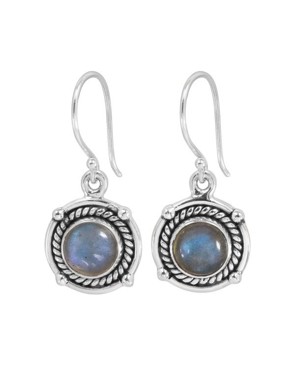 Labradorite earring 925 sterling silver earring handcrafted earring.