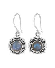 Labradorite earring 925 sterling silver earring handcrafted earring.