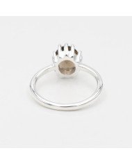 Smoky Quartz ring 925 sterling silver ring handmade silver ring.