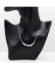 Rainbow Moonstone Necklace, 925 Sterling Silver | Raw Gemstone Jewelry