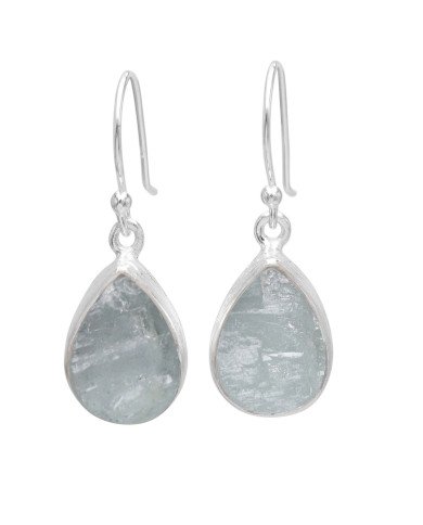 Natural Aquamarine Earrings | 925 Sterling Silver Gemstone Jewelry